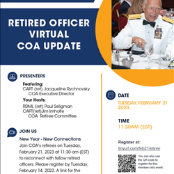Retired Officer Virtual Social Event